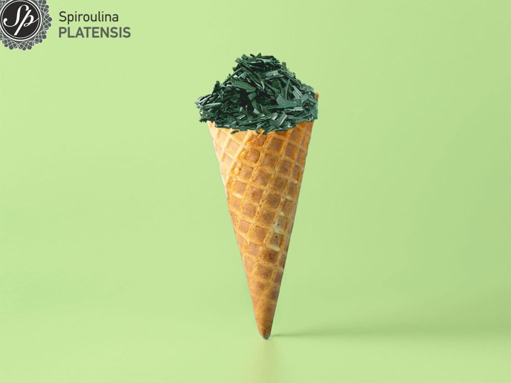 ice cream spiroulina platensis vegan