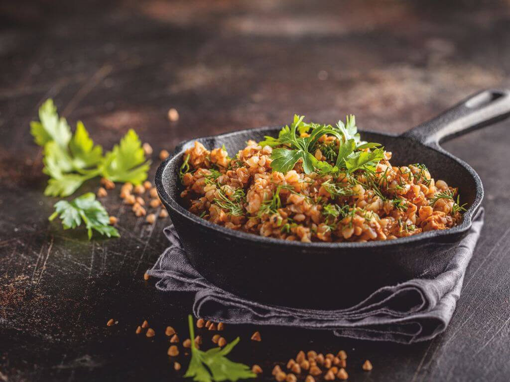 recipe buckwheat with turmeric and spiroulina platensis flakes spirulina superfood