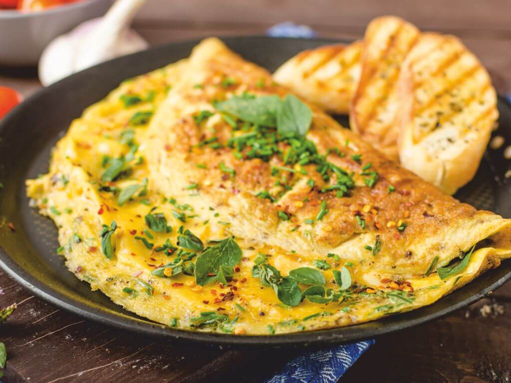 recipe spinach omelette spiroulina platensis flakes spirulina superfood