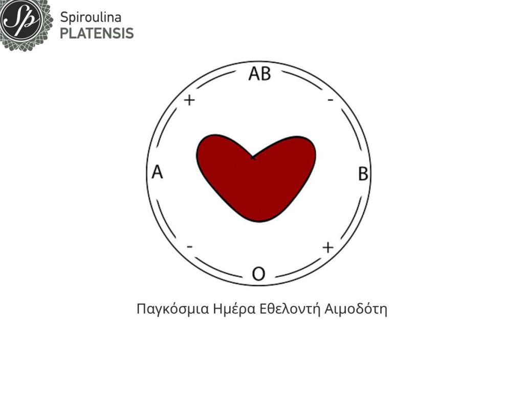 world blood donor day spirulina spiroulina platensis superfood natural product greek product