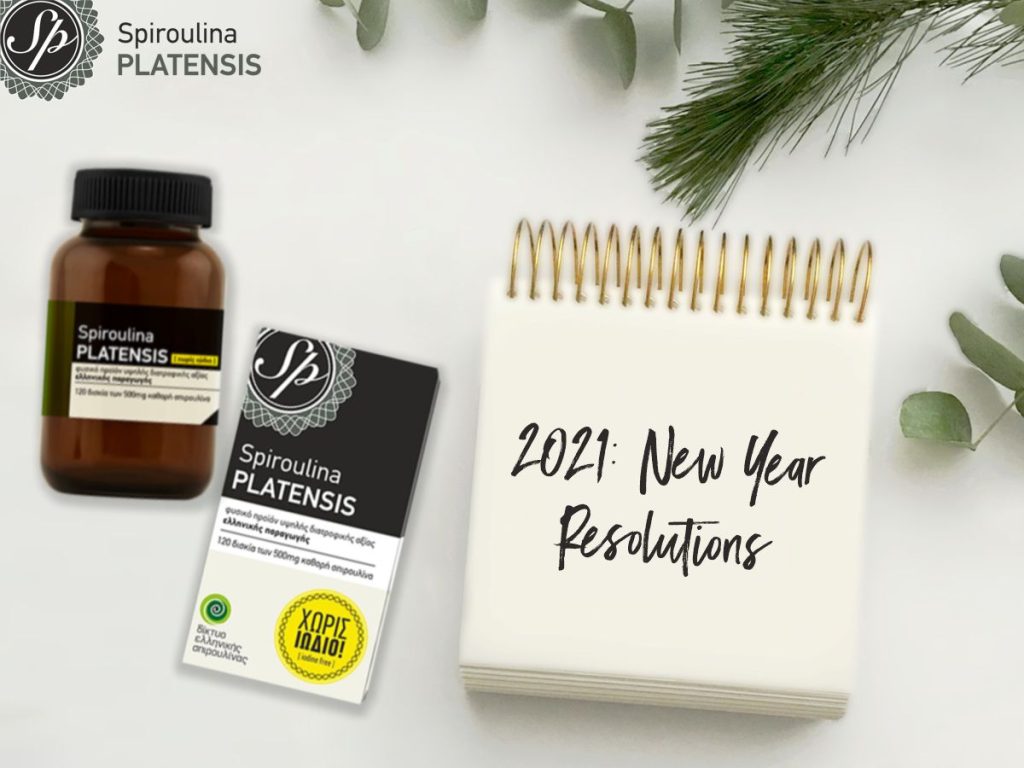 new year resolutions notebook spiroulina platensis