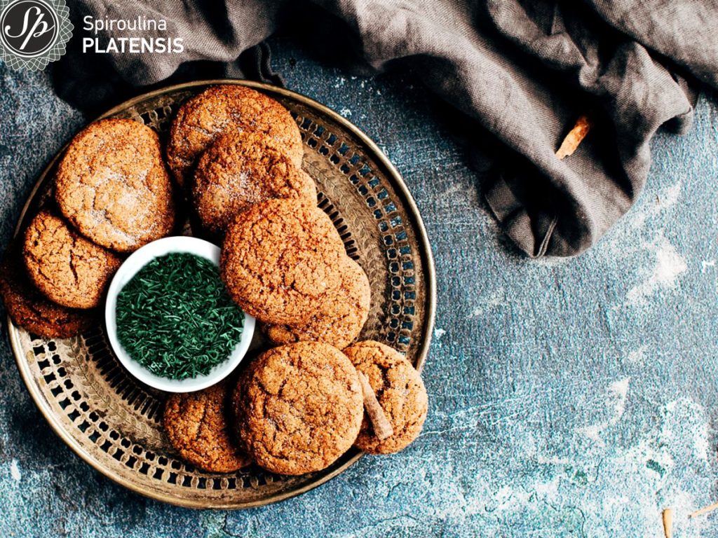 oat biscuit spiroulina platensis spirulina superfood