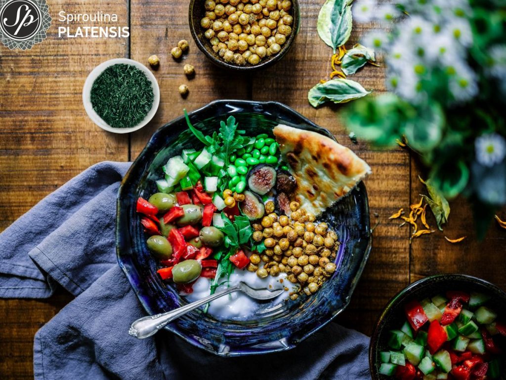 march goal vegan diet spiroulina platensis spirulina