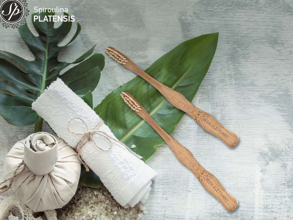 bamboo toothbrush eco sustainable spiroulina platensis