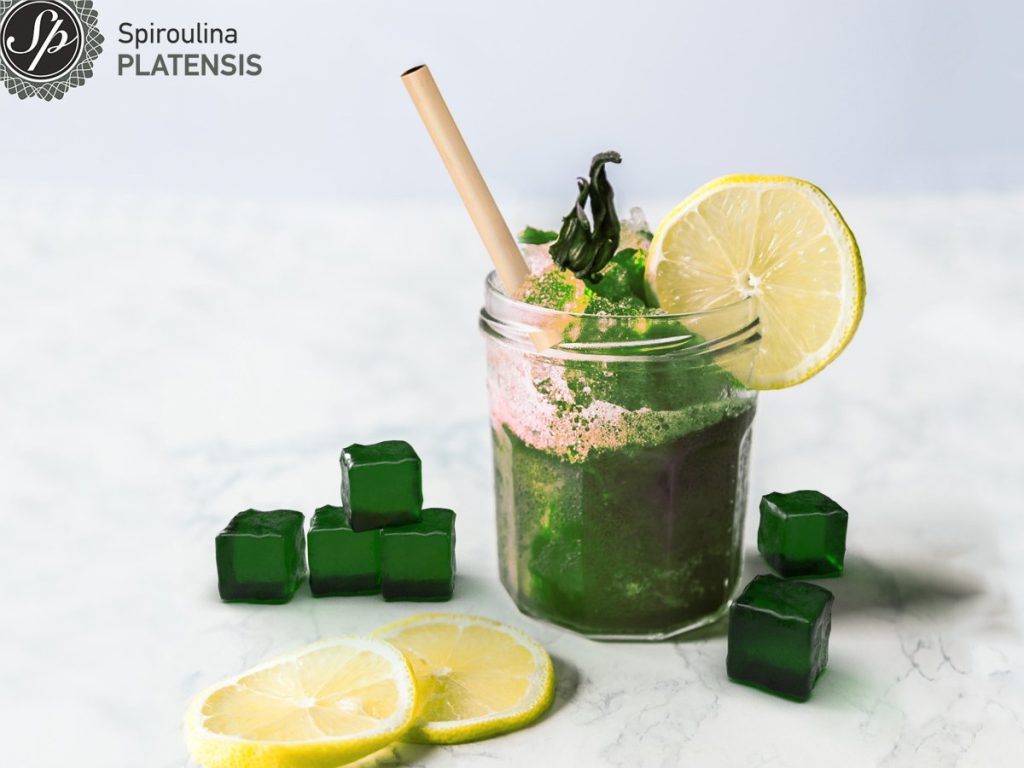 5 super detox tips! detox smoothie icecubes spirulina spiroulilna platensis superfood