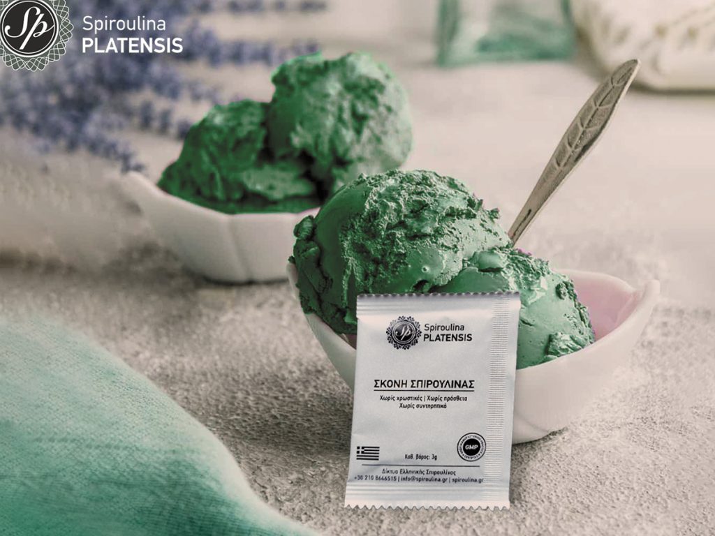 healthy ice cream spiroulina platensis spirulina