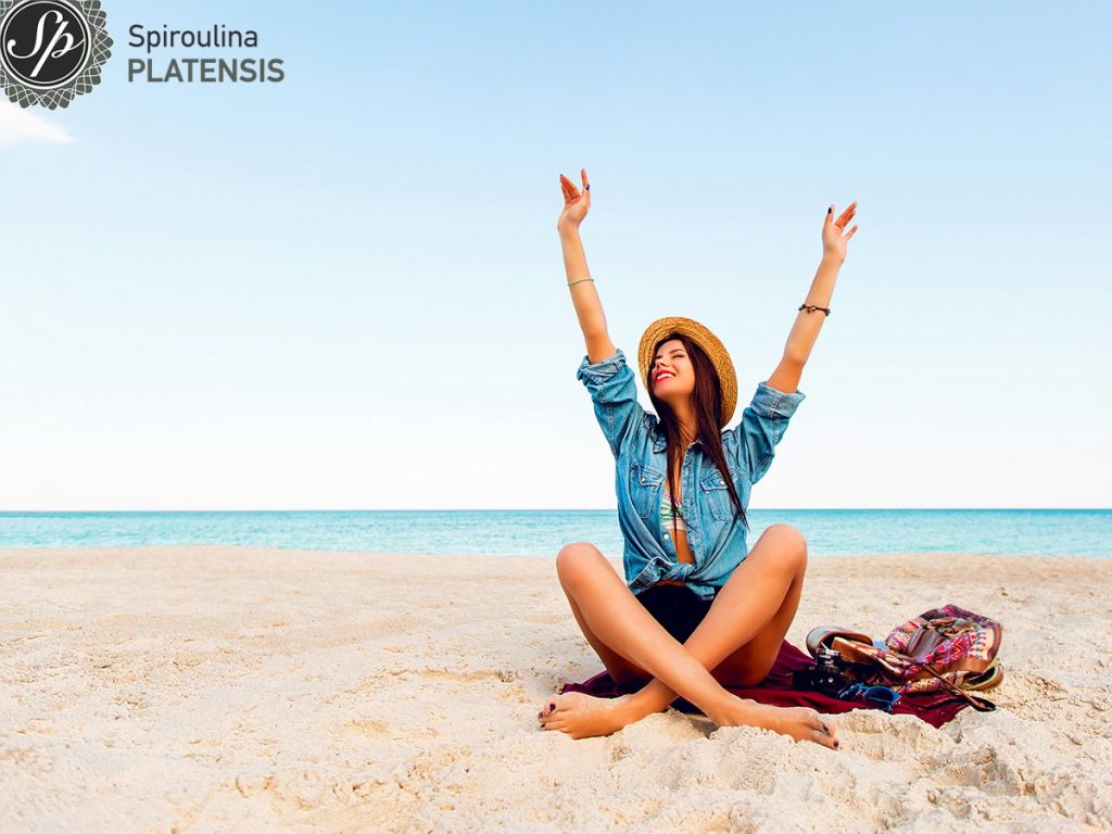 Do you know how to lose extra pounds by the holidays? perfect tan slim sexy woman tropical beach young blonde woman have fun enjoying her summe site