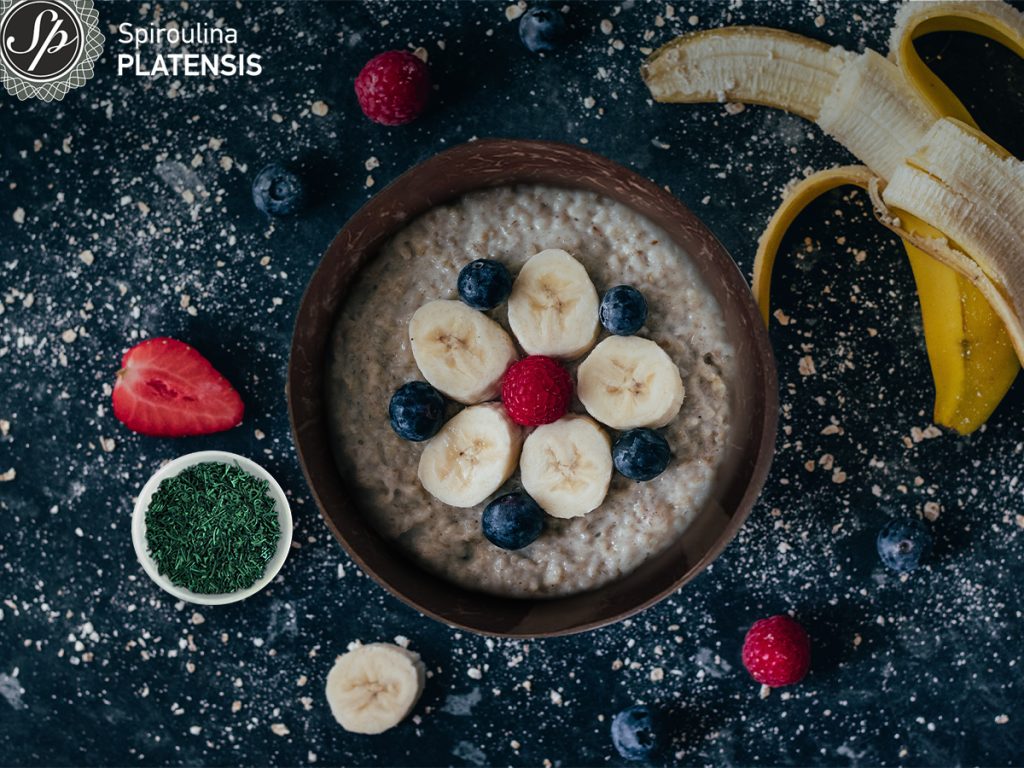 spiroulina platensis breakfast superfood flakes
