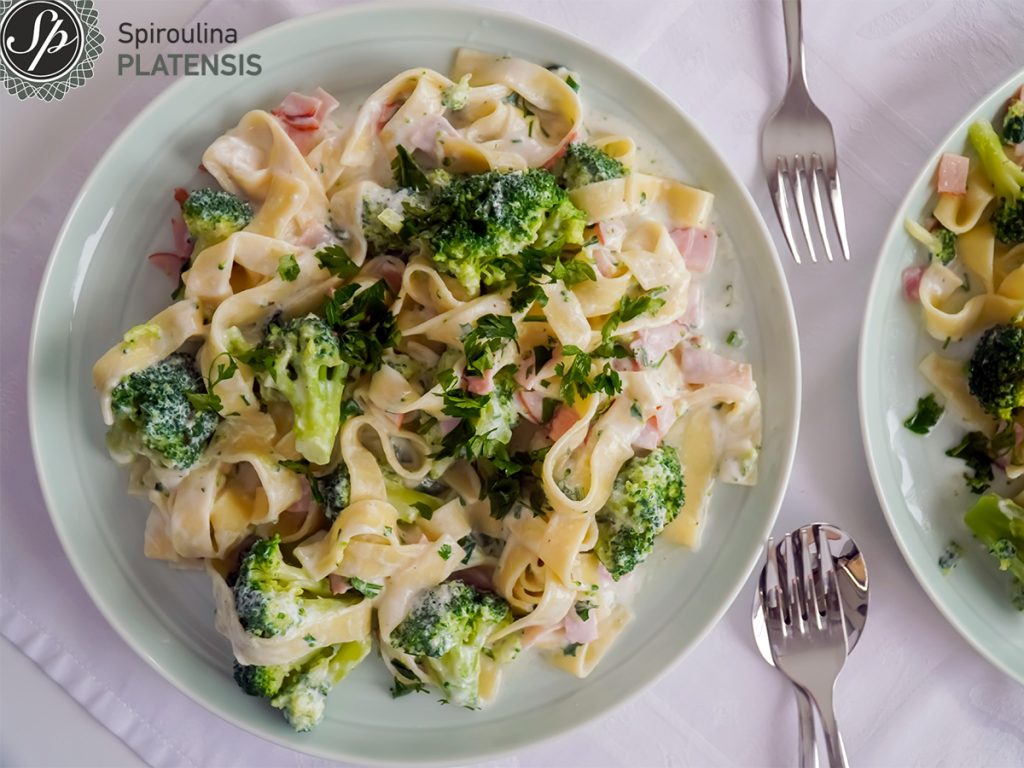 tagliatelle brocolli bio spiroulina platensis spirulina superfood